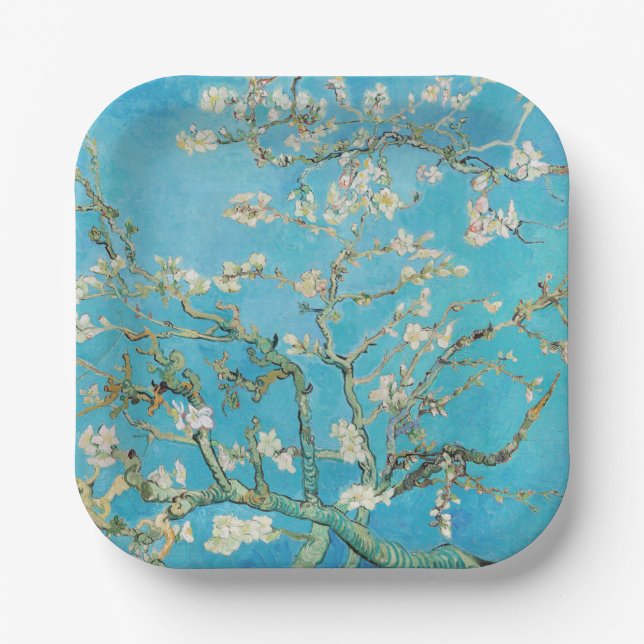 Vincent van Gogh - Almond Blossom Paper Plate (Front)