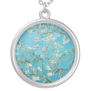 Vincent van Gogh - Almond Blossom Silver Plated Necklace