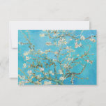 Vincent van Gogh - Almond Blossom Thank You Card<br><div class="desc">Almond Blossom / Branches with Almond Blossom - Vincent van Gogh,  Oil on Canvas,  1890</div>