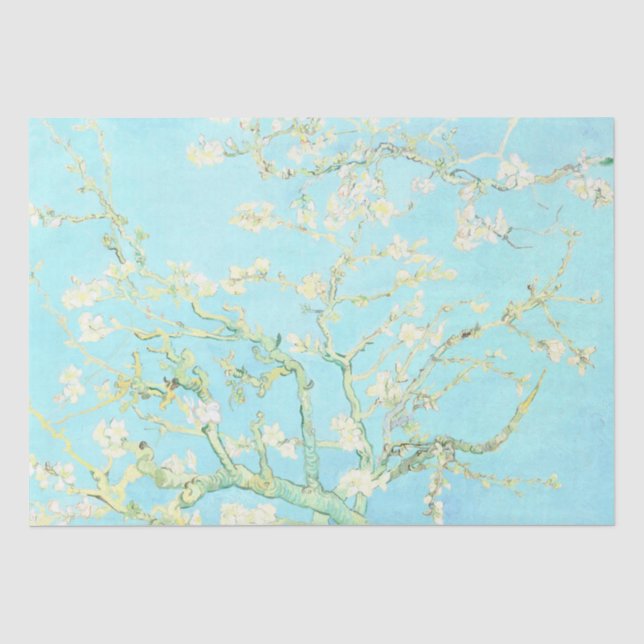 Vincent Van Gogh Almond Blossoms : Aqua Tissue Paper (Front)