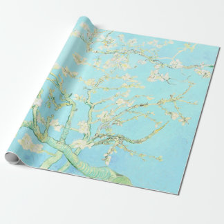 Vincent Van Gogh Almond Blossoms : Aqua Wrapping Paper