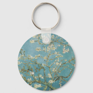 vincent van gogh, almond blossoms keychain