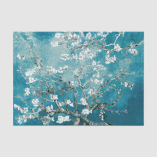 Vincent Van Gogh Almond Blossoms Soft Teal Tissue Paper