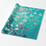 Vincent Van Gogh Almond Blossoms Turquoise Wrapping Paper<br><div class="desc">Turquoise Almond Blossoms Gifts for Wedding Party, Baby Shower, or Spring Party: Celebrate your special occasions with the enchanting beauty of Vincent Van Gogh's Almond Blossoms. Our Turquoise Almond Blossoms Gifts are the perfect tokens of appreciation for your wedding party, baby shower, or spring party guests. Each gift showcases the...</div>