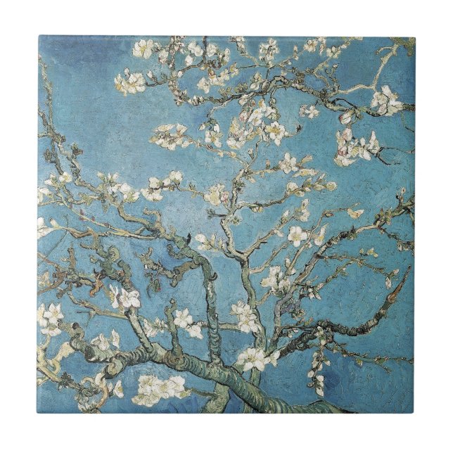 Vincent van Gogh | Almond branches in bloom, 1890 Tile (Front)
