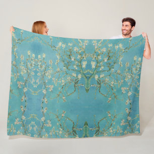 Vincent van Gogh - Almond tree in blossom Fleece Blanket