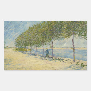 Vincent van Gogh - Along the Seine Sticker