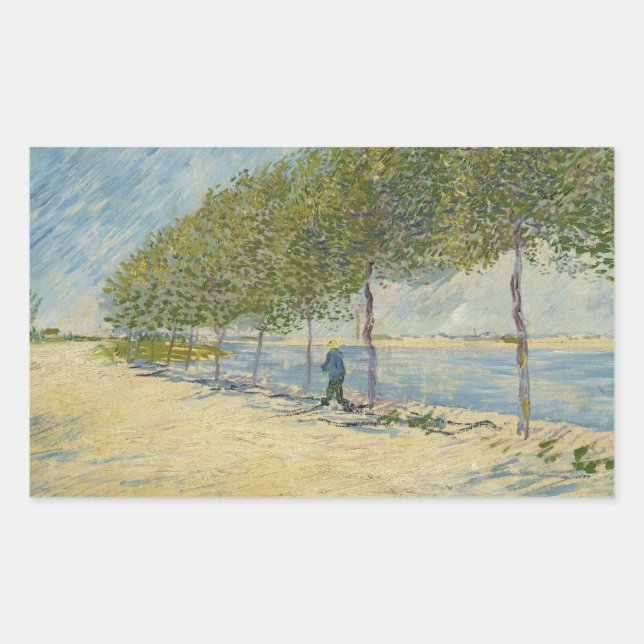 Vincent van Gogh - Along the Seine Sticker (Front)