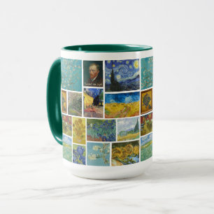 Vincent Van Gogh Art Gallery Collage Large Mug