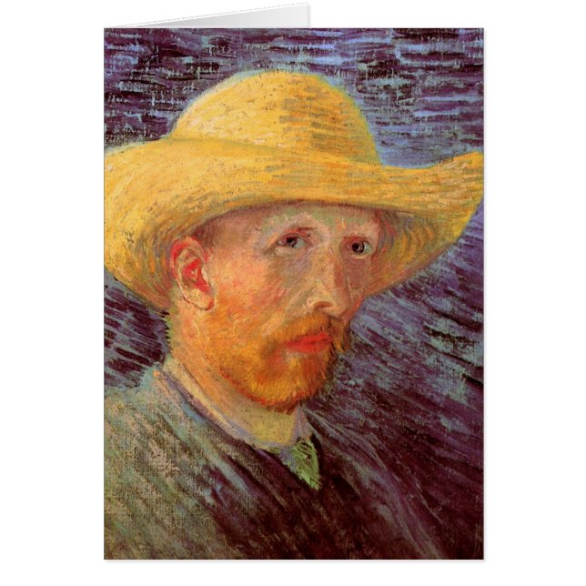 Vincent van Gogh Autoportrait avec Casquette paill (Devant)