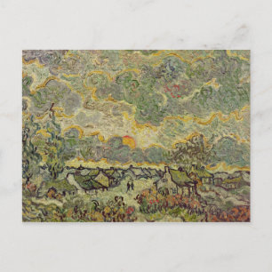 Vincent van Gogh Autumn landscape, 1890 Postcard