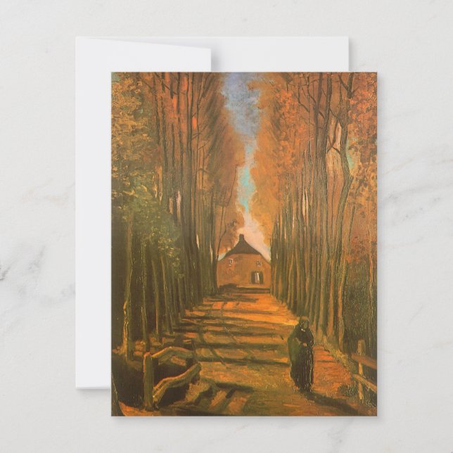 Vincent van Gogh - Avenue of Poplars in Autumn (Front)