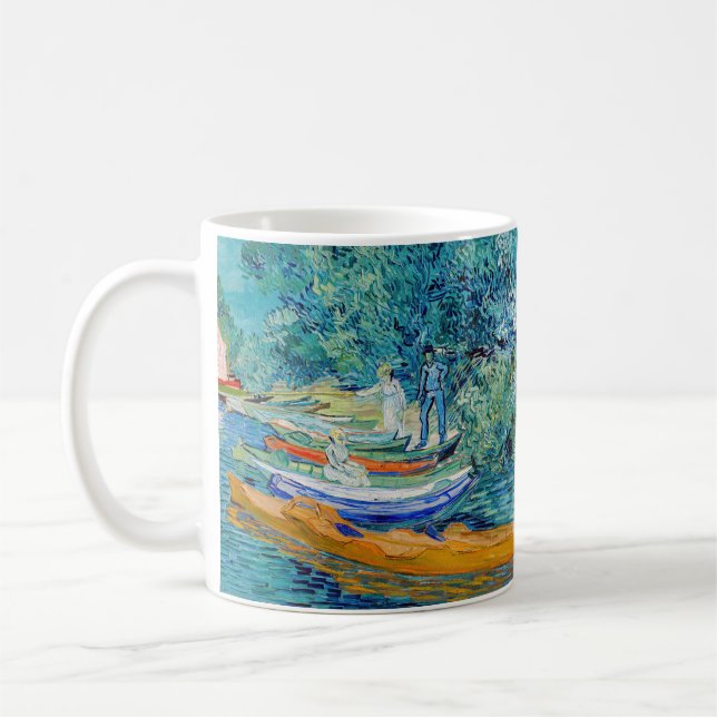 Vincent van Gogh - Bank of the Oise at Auvers Coffee Mug (Left)