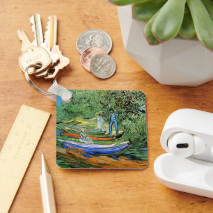 Vincent van Gogh - Bank of the Oise at Auvers Keychain