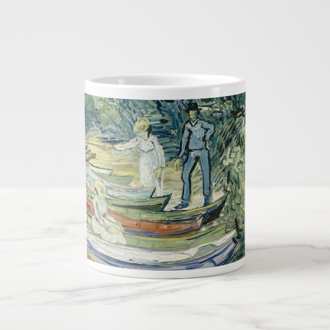 Vincent van Gogh - Bank of the Oise at Auvers Large Coffee Mug (Front)