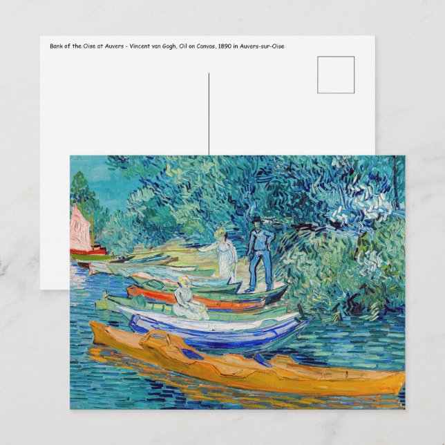 Vincent van Gogh - Bank of the Oise at Auvers Postcard (Front/Back)