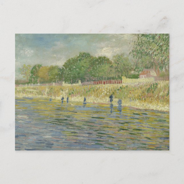 Vincent van Gogh - Bank of the Seine Postcard (Front)