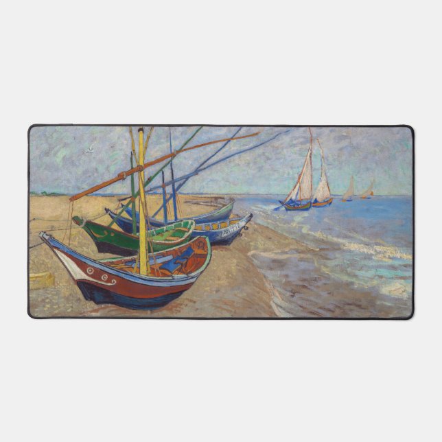 Vincent van Gogh - Bateaux de pêche sur la plage (Recto)