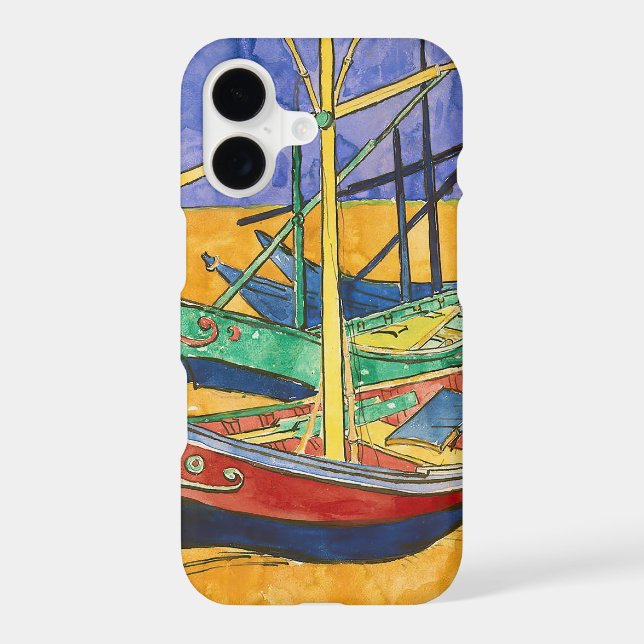 Vincent van Gogh - Bateaux de pêche sur la plage (Verso)