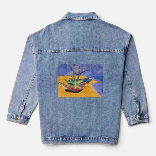 Vincent van Gogh - Bateaux de pêche sur la plage (Verso)