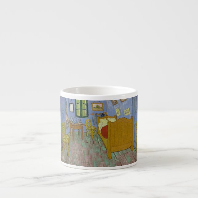 Vincent Van Gogh Bedroom Painting Espresso Cup (Front)