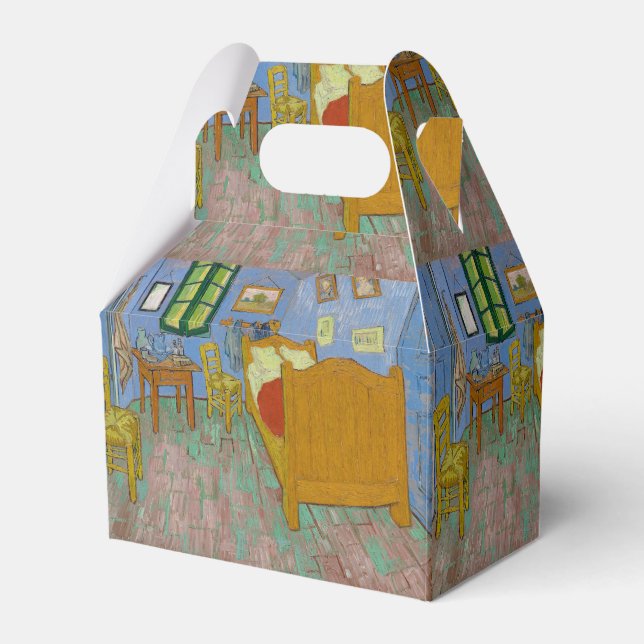 Vincent Van Gogh Bedroom Painting Favor Box (Front Side)