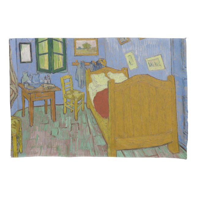Vincent Van Gogh Bedroom Painting Pillowcase (Front)