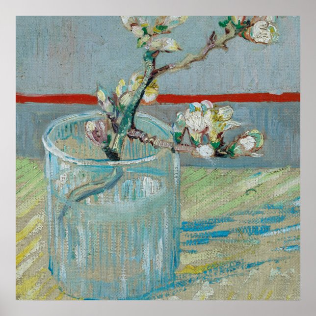 Vincent Van Gogh - Blossoming Almond Branch Poster (Front)
