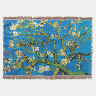 Vincent Van Gogh - Blossoming Almond Tree Fine Art Throw Blanket