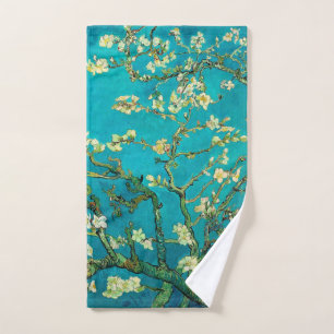 Vincent Van Gogh Blossoming Almond Tree Floral Art Hand Towel