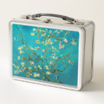 Vincent Van Gogh Blossoming Almond Tree Floral Art Metal Lunch Box<br><div class="desc">Vincent Van Gogh Blossoming Almond Tree Vintage Floral Art Blossoming Almond Tree is an 1890 painting by Dutch post-impressionist artist Vincent van Gogh. Almond Blossoms is a group of several paintings made in 1888 and 1890 by Vincent van Gogh in Arles and Saint-Remy, southern France of blossoming almond trees. Flowering...</div>