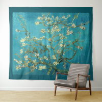 Vincent Van Gogh Blossoming Almond Tree Floral Art