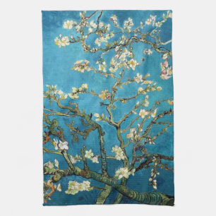 Vincent van Gogh, Blossoming Almond Tree Kitchen Towel