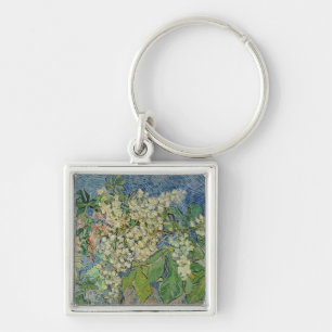 Vincent van Gogh   Blossoming Chestnut Branches Keychain