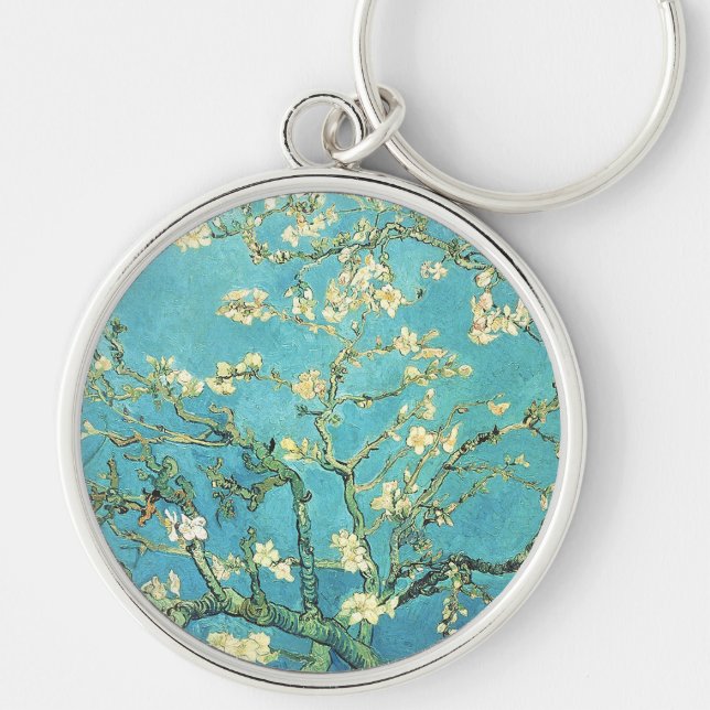 Vincent van Gogh Blossomong Almond Tree      Keychain (Front)