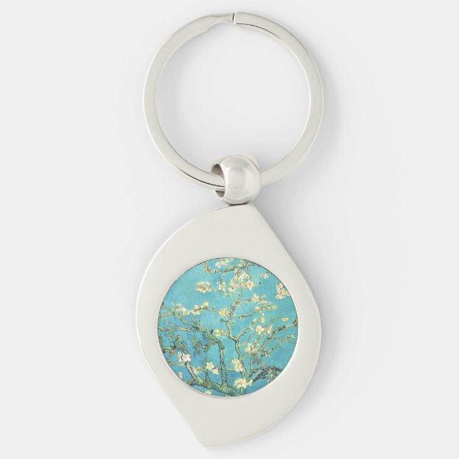 Vincent van Gogh Blossomong Almond Tree      Keychain (Front)