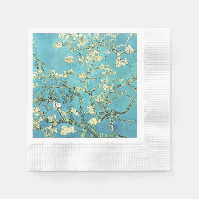 Vincent van Gogh Blossomong Almond Tree      Napkin (Front)