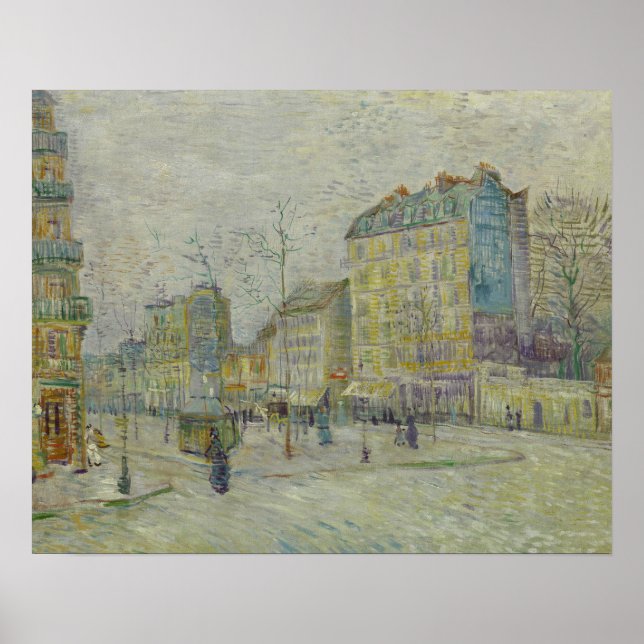 Vincent van Gogh - Boulevard de Clichy Poster (Front)