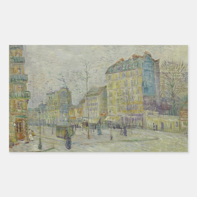 Vincent van Gogh - Boulevard de Clichy Sticker (Front)