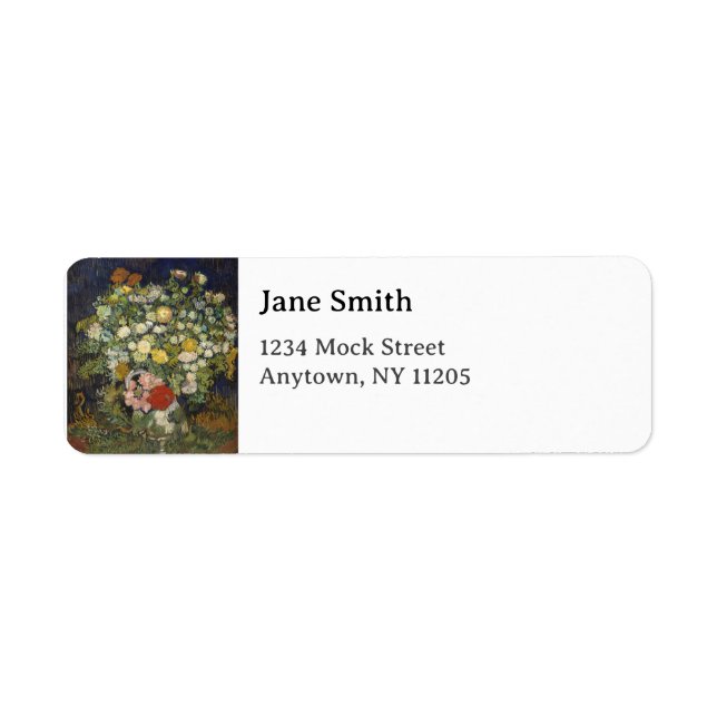 Vincent van Gogh Bouquet de fleurs dans un vase (Devant)