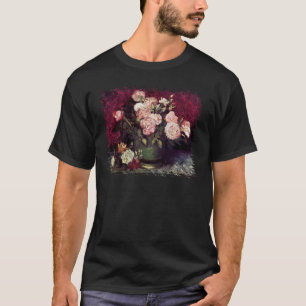 Vincent Van Gogh - Bowl with Peonies & Roses T-Shirt