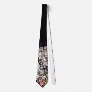 Vincent Van Gogh - Bowl With Zinnias Fine Art Tie