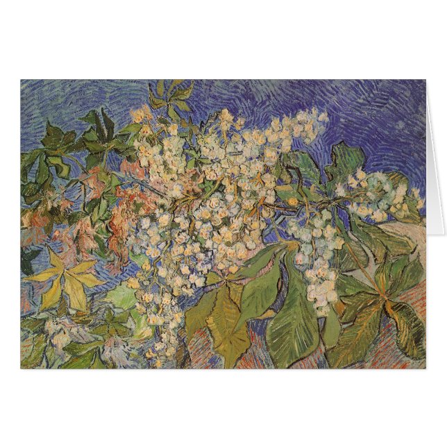 Vincent van Gogh - Branches de châtaigniers en fle (Devant horizontal)