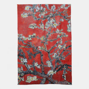 Vincent van Gogh Branches with Almond Blossom Kitchen Towel
