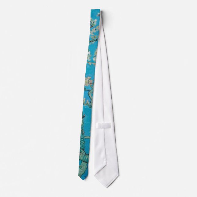 Vincent Van Gogh - Branches with Almond Blossom Tie (Back)