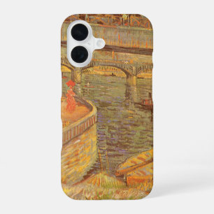 Vincent van Gogh Bridges Across the Seine Asnieres iPhone 16 Case