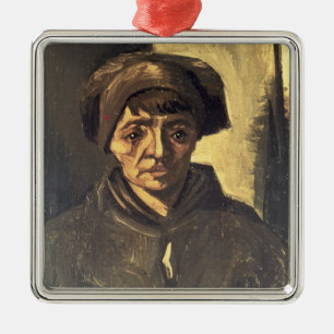 Vincent van Gogh   Bust of a Peasant, 1884 Metal Ornament