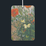 Vincent van Gogh - Butterflies and Poppies Air Freshener<br><div class="desc">Butterflies and Poppies - Vincent van Gogh,  Oil on Canvas,  1890</div>