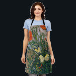 Vincent van Gogh - Butterflies and Poppies Apron<br><div class="desc">Butterflies and Poppies - Vincent van Gogh,  Oil on Canvas,  1890</div>