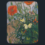 Vincent van Gogh - Butterflies and Poppies Baby Blanket<br><div class="desc">Butterflies and Poppies - Vincent van Gogh,  Oil on Canvas,  1890</div>